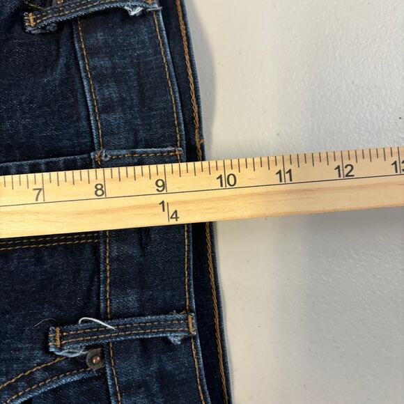 Old Navy Women's Size 10 Short Dark Wash Mid Rise Stretch Skinny Denim Jeans - Picture 6 of 10